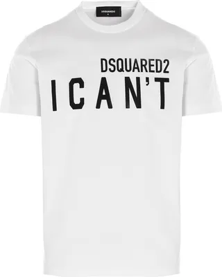 Dsquared2 Slogan Print Crewneck T-Shirt