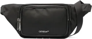 Logo-Print Zipped Belt Bag