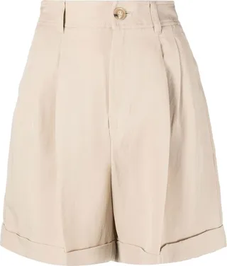 Linen Blend Shorts
