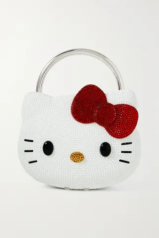 Judith Leiber Couture - + Hello Kitty Crystal-embellished Silver-tone Tote - One size