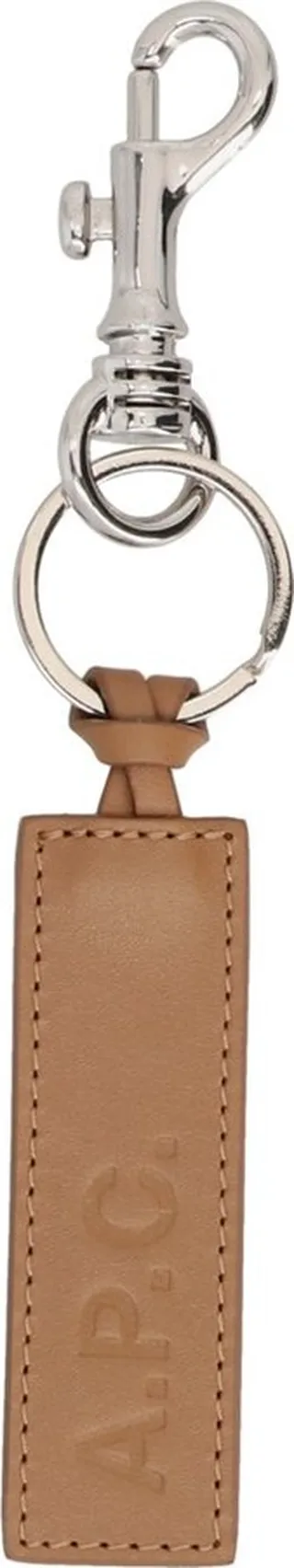 A.P.C. Logo Embossed Keyring
