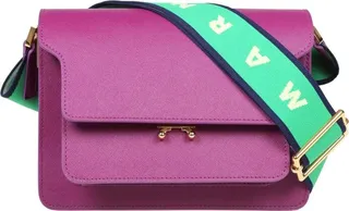 Marni Trunk Foldover Shoulder Bag