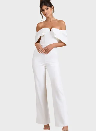 Bardot High Leg Jumpsuit