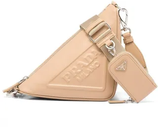 Logo Plaque Shoulder Bag