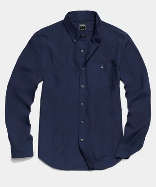 Slim Fit Favorite Poplin Shirt in Navy
