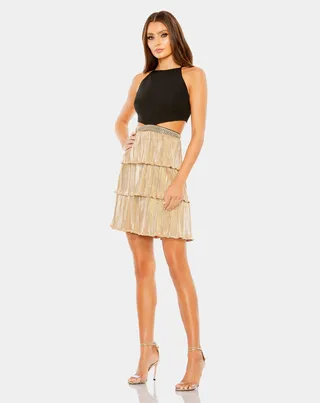 Cut Out Short Dress