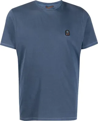 logo-patch cotton T-shirt