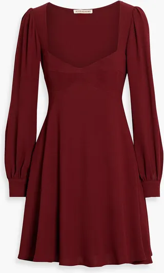 Eva crepe mini dress