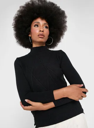 High Neck Sweater