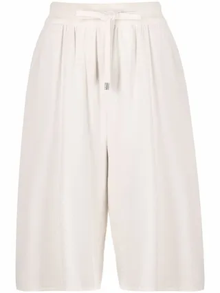 Drawstring Knee-Length Shorts