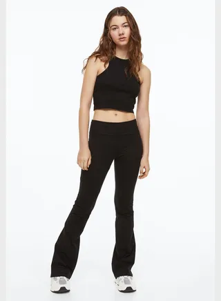 Flared High Waist Leggings