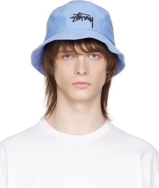 Stüssy Blue Big Stock Bucket Hat
