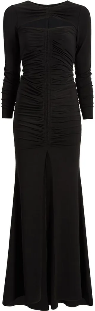 Perri mermaid-design gown