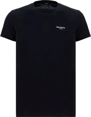 Balmain Logo Printed Crewneck T-Shirt