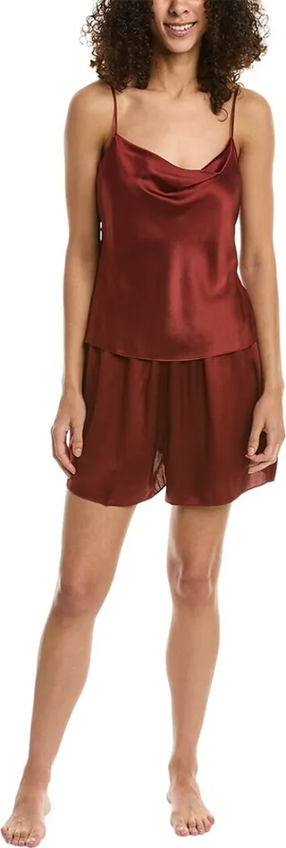 Vince 2Pc Silk Satin Lounge Gift Set