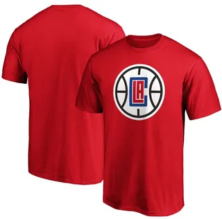 Men's Red La Clippers Primary Team Logo T-shirt