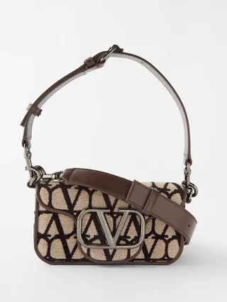 Loco Toile Mini Jacquard Shoulder Bag