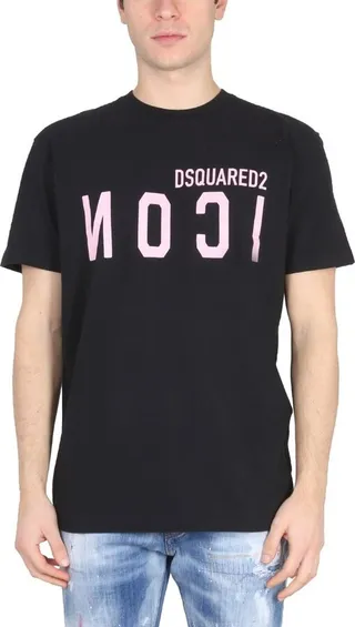 Dsquared2 Logo Printed Crewneck T-Shirt
