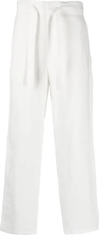 Straight-Leg Drawstring Trousers