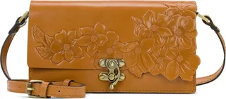 Patricia Nash Kent Full-Grain Leather Crossbody