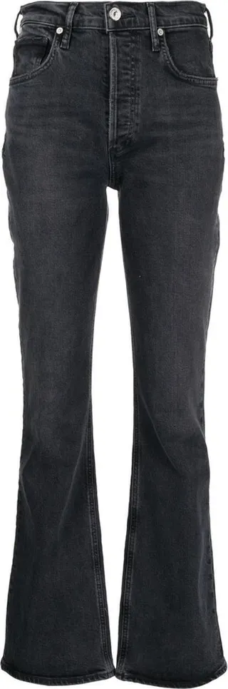Black Libby High-Rise Bootcut Jeans
