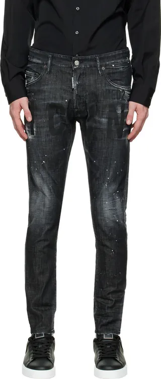 Dsquared2 Black 'Icon' Skater Jeans