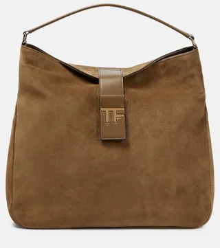 TF Medium leather shoulder bag