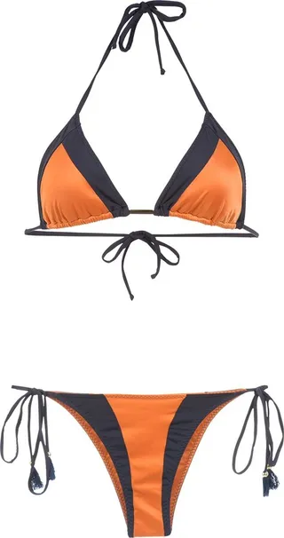 Color Block Bikini Set