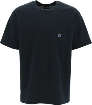 Needles Butterfly Embroidered Crewneck T-Shirt