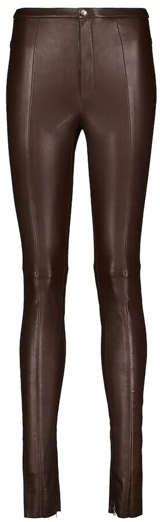 Maggie high-rise skinny leather pants