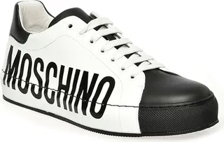 Men's Two-Tone Logo Low-Top Sneakers