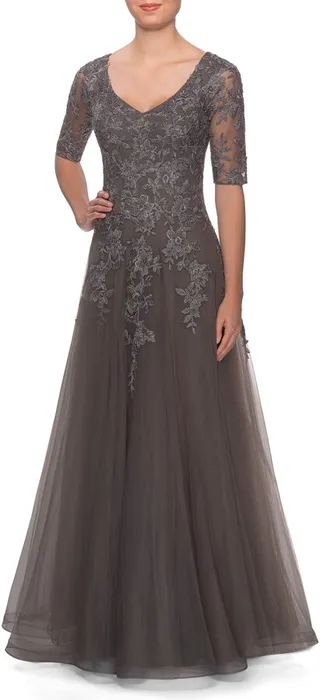 Lace & Tulle Gown