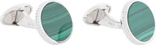 Cufflinks And Tie Clips Green