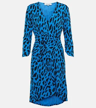 David leopard-print minidress