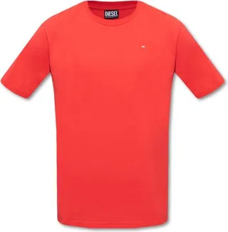 Diesel Logo Embroidered Crewneck T-Shirt