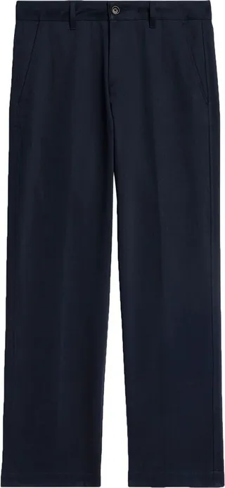 Loose Fit Straight-Leg Trousers