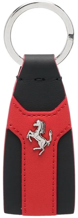 Prancing Horse panelled keychain