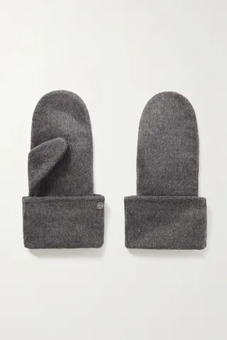 TOTEME - Cashmere Mittens - Gray