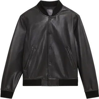 Leather Varsity Jacket