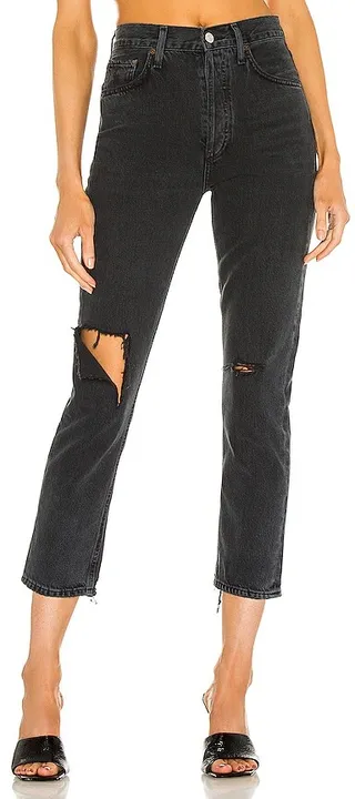 Riley High Rise Straight Crop