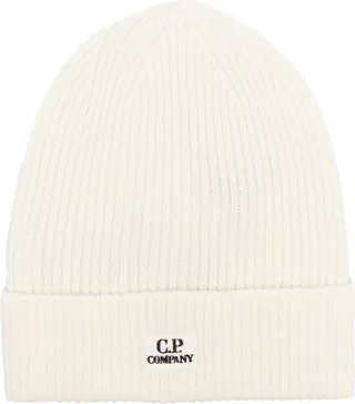 Logo-Embroidered Ribbed-Knit Beanie