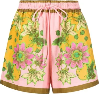 Winnie floral-print shorts