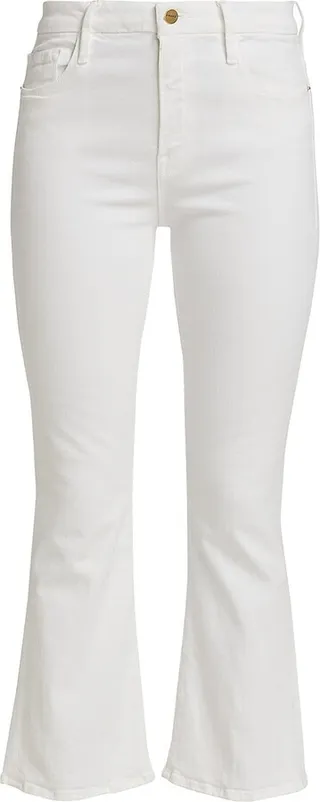 Le Crop Stretch Mini Boot-Cut Jeans