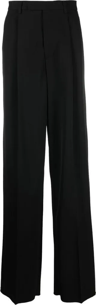 Wide-Leg Tailored Trousers