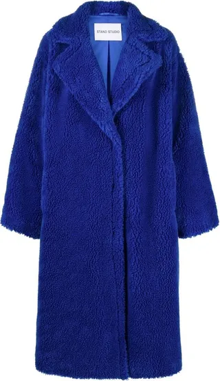 Maria faux-shearling coat