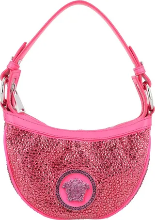 Versace Medusa-Motif Embellished Tote Bag
