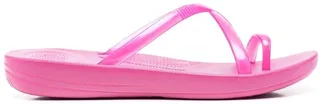 Crossover-Strap Flip Flops