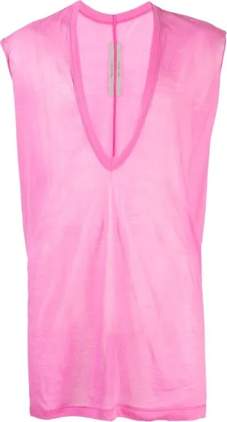 Dylan V-neck longline T-shirt