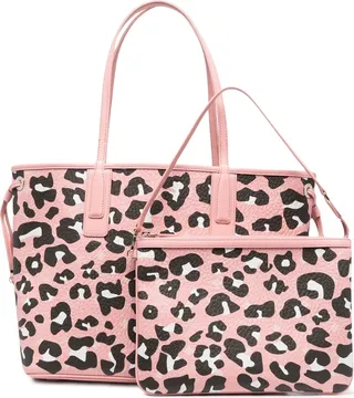 Aren leopard-print tote bag