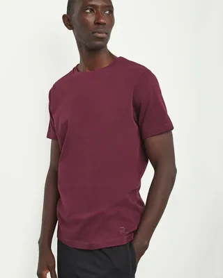 Onia Garment Dye Jersey Crew Neck Tee - Brown